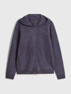 Leather & Outerwear|Tops>John Varvatos CATHERINE HOODIE AMETHYST