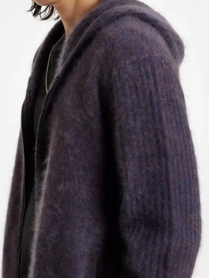 Leather & Outerwear|Tops>John Varvatos CATHERINE HOODIE AMETHYST