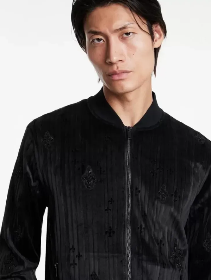 Coats And Jackets>John Varvatos CLAVIER BOMBER BLACK