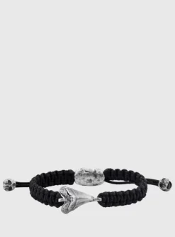 Jewelry>John Varvatos CORDED SHARK TOOTH BRACELET NOCOLOR