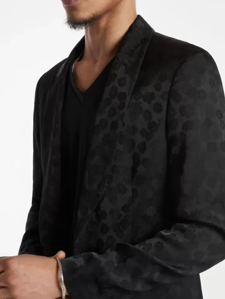 Leather & Outerwear|Tops>John Varvatos CRESCENT JACKET BLACK