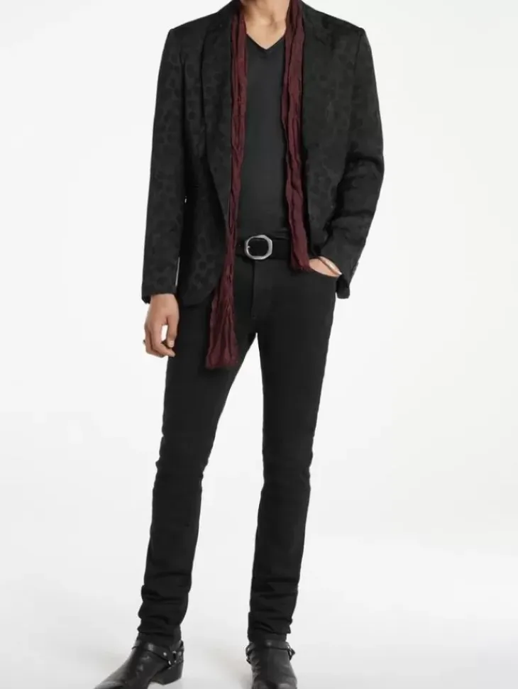 Leather & Outerwear|Tops>John Varvatos CRESCENT JACKET BLACK