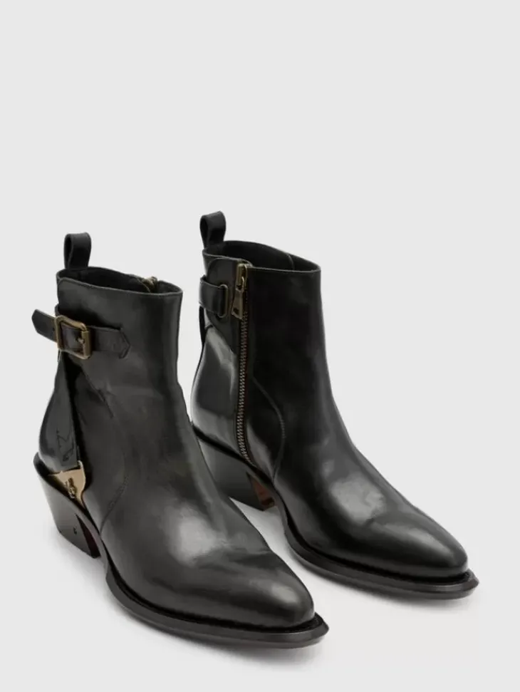 Boots|Leather Boots>John Varvatos CROSBY JODHPUR BOOT CHARCOAL