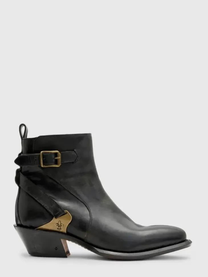 Boots|Leather Boots>John Varvatos CROSBY JODHPUR BOOT CHARCOAL