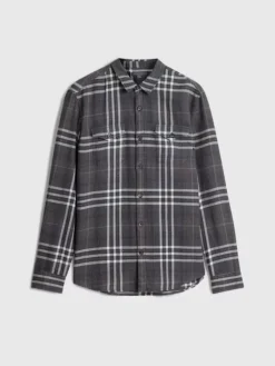 Tops>John Varvatos DALE SHIRT DKSTEELHTR