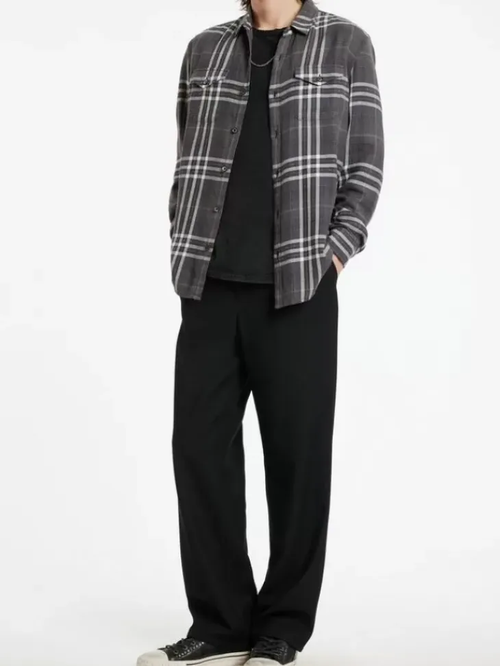 Tops>John Varvatos DALE SHIRT DKSTEELHTR