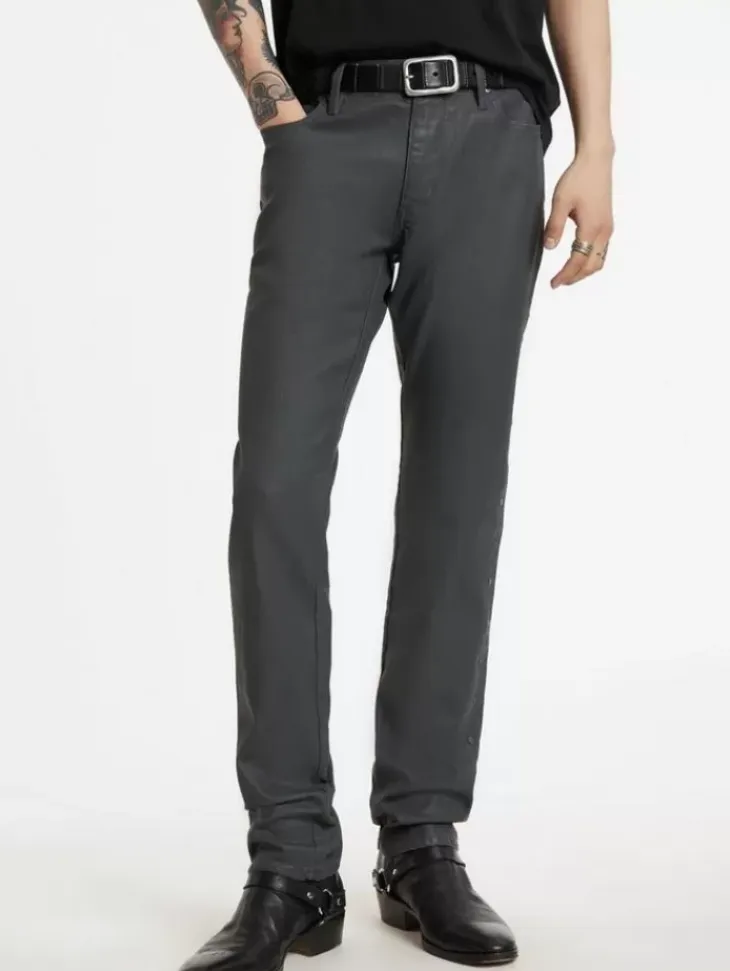 Jeans & Pants>John Varvatos DANTE STUDDED JEANS DKSTEELHTR
