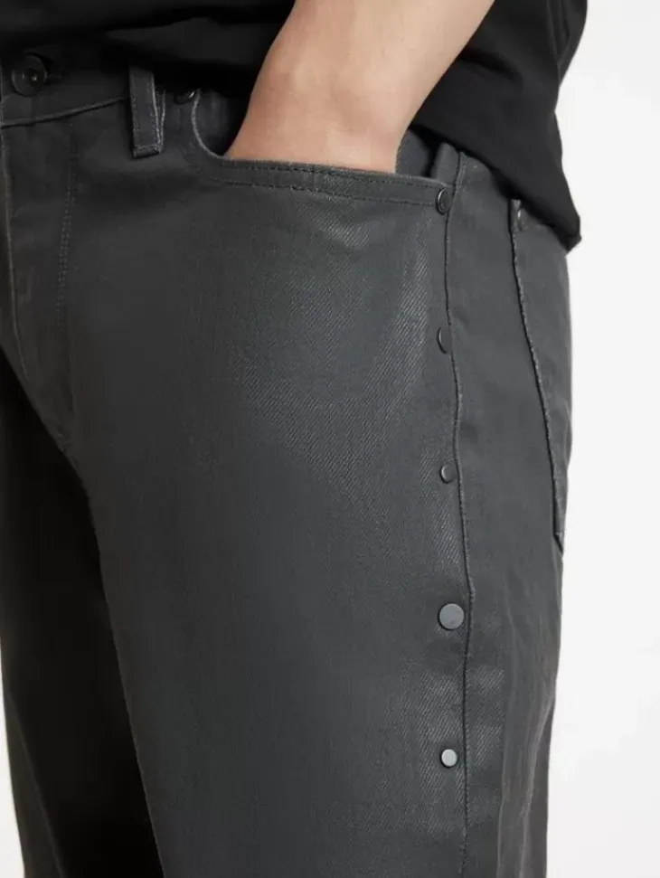 Jeans & Pants>John Varvatos DANTE STUDDED JEANS DKSTEELHTR