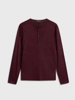 Henleys>John Varvatos DANVILLE HENLEY POPRED