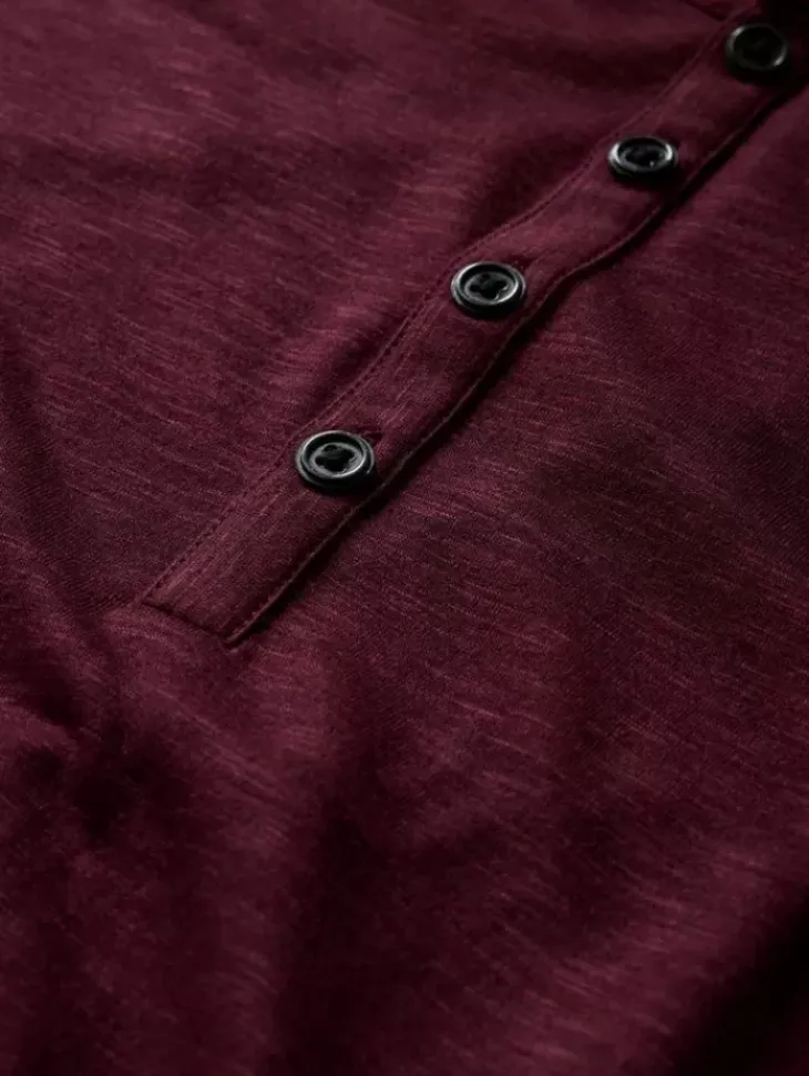 Henleys>John Varvatos DANVILLE HENLEY POPRED