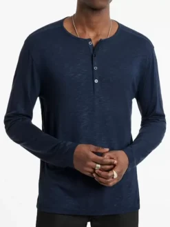 Tops>John Varvatos DANVILLE HENLEY PACIFIC
