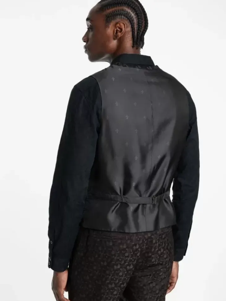Suit Jackets>John Varvatos DAVIE VEST CHARCOALGREY