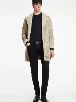 Coats And Jackets|Leather Jackets>John Varvatos DUNCAN COAT CORK