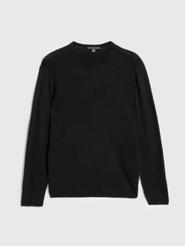 Tops>John Varvatos ELI CREW BLACK