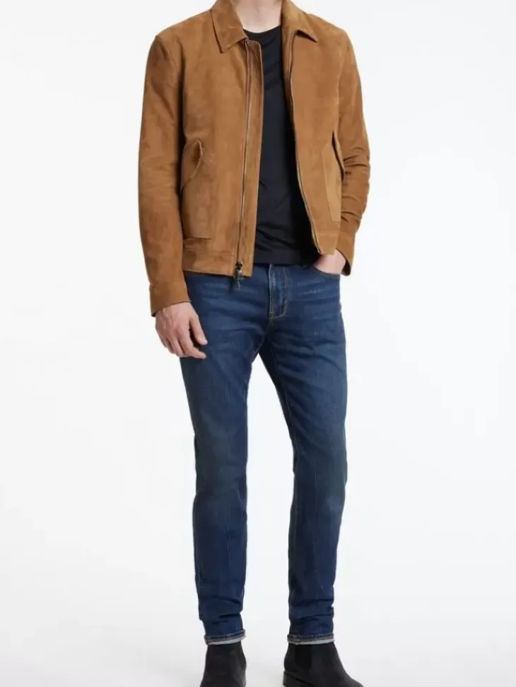 Leather & Outerwear|Tops>John Varvatos ELLISON BLOUSON JACKET COPPER