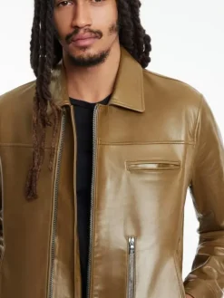 Leather & Outerwear|Tops>John Varvatos ELTON JACKET BROWN