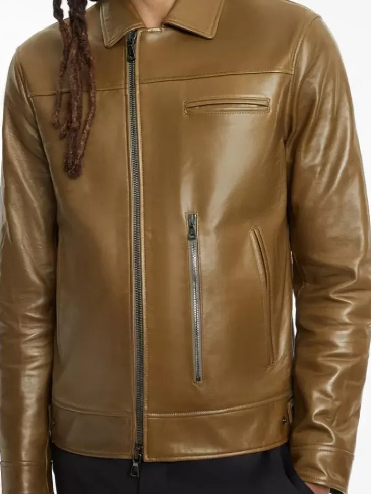 Leather & Outerwear|Tops>John Varvatos ELTON JACKET BROWN