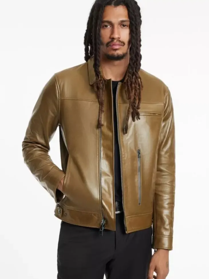 Leather & Outerwear|Tops>John Varvatos ELTON JACKET BROWN