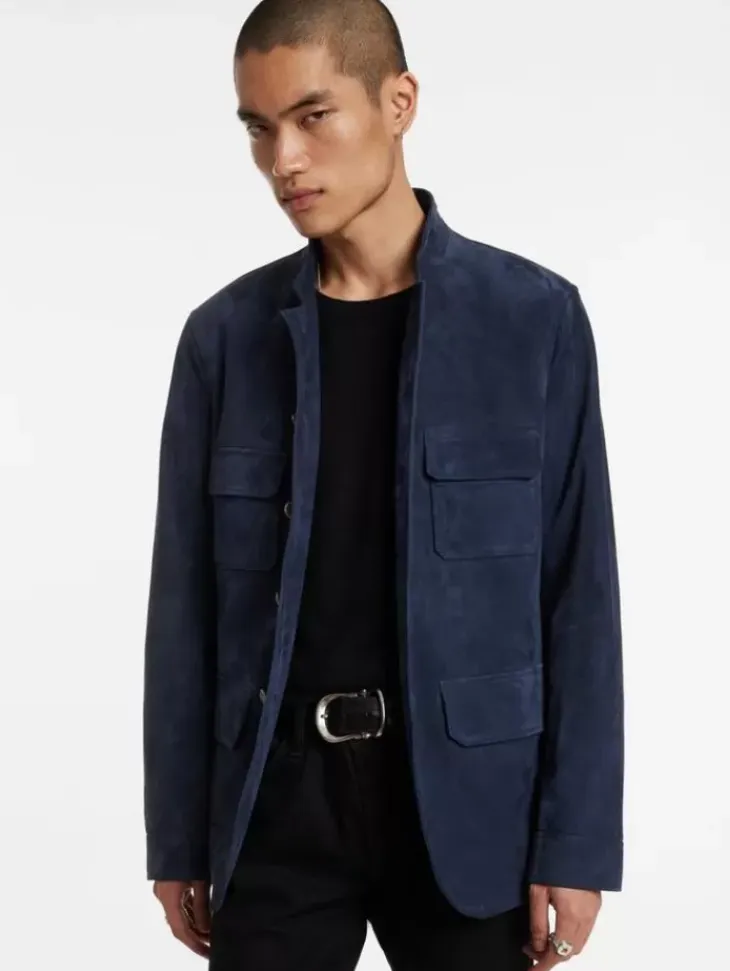 Tops>John Varvatos ENGLEMORE JACKET NAVY