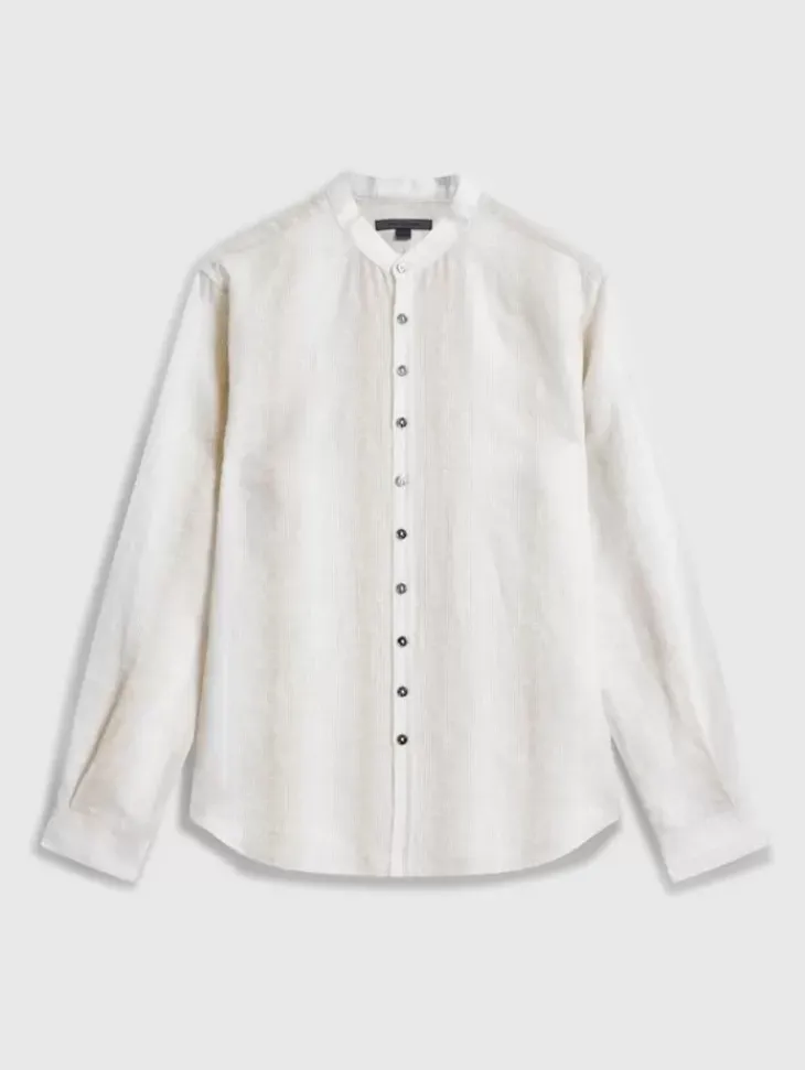 Tops>John Varvatos ESTILL SHIRT CAMEL