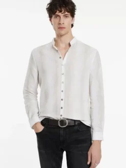 Tops>John Varvatos ESTILL SHIRT CAMEL