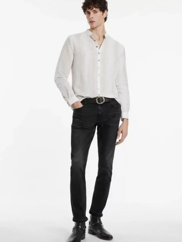Tops>John Varvatos ESTILL SHIRT CAMEL