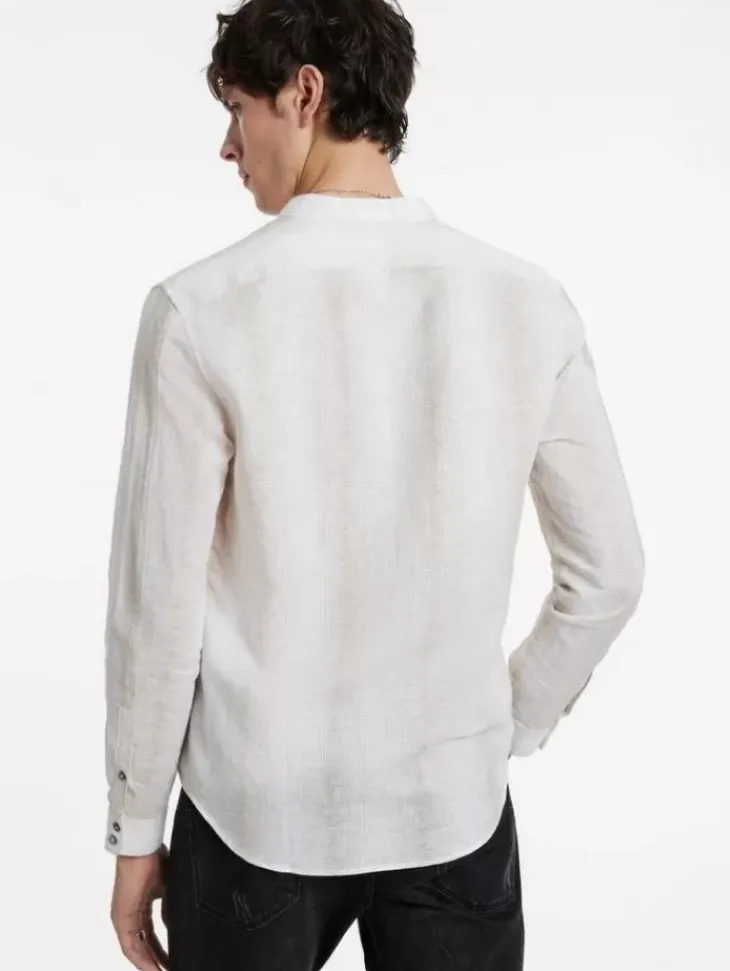 Tops>John Varvatos ESTILL SHIRT CAMEL