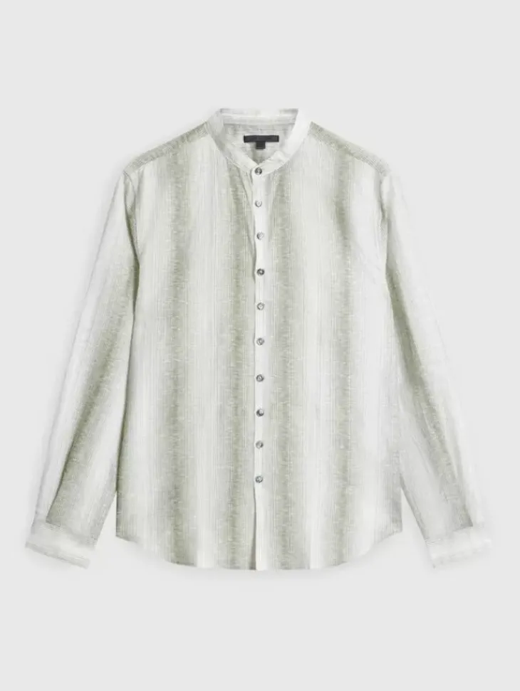 Tops>John Varvatos ESTILL SHIRT CANTALOUPE