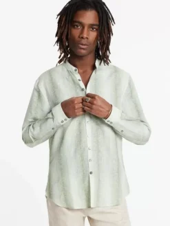 Tops>John Varvatos ESTILL SHIRT CANTALOUPE