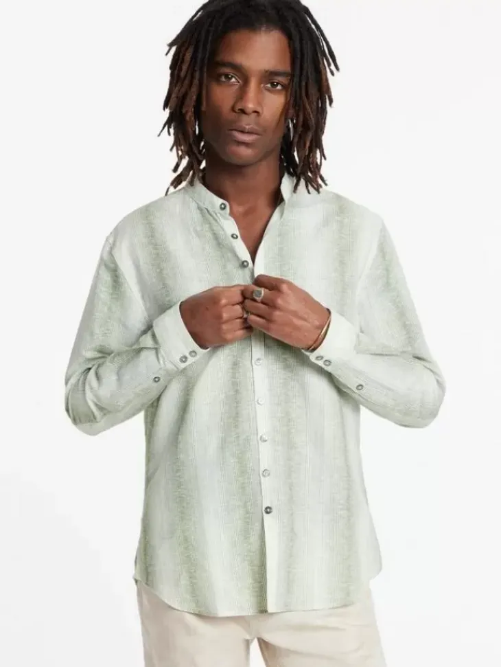 Tops>John Varvatos ESTILL SHIRT CANTALOUPE