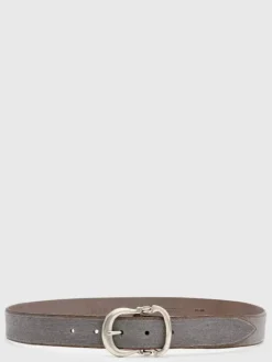 Belts|Leather Belts>John Varvatos FILMORE BELT ASH