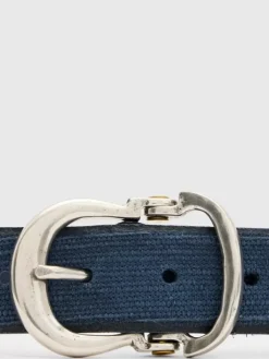 Belts|Leather Belts>John Varvatos FILMORE BELT HAZYBLUE