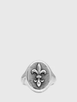 Jewelry>John Varvatos FLEUR DE LIS FEATURE RING NOCOLOR
