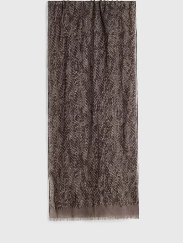 Shoes & Accessories>John Varvatos GIROD SCARF ESPRESSO