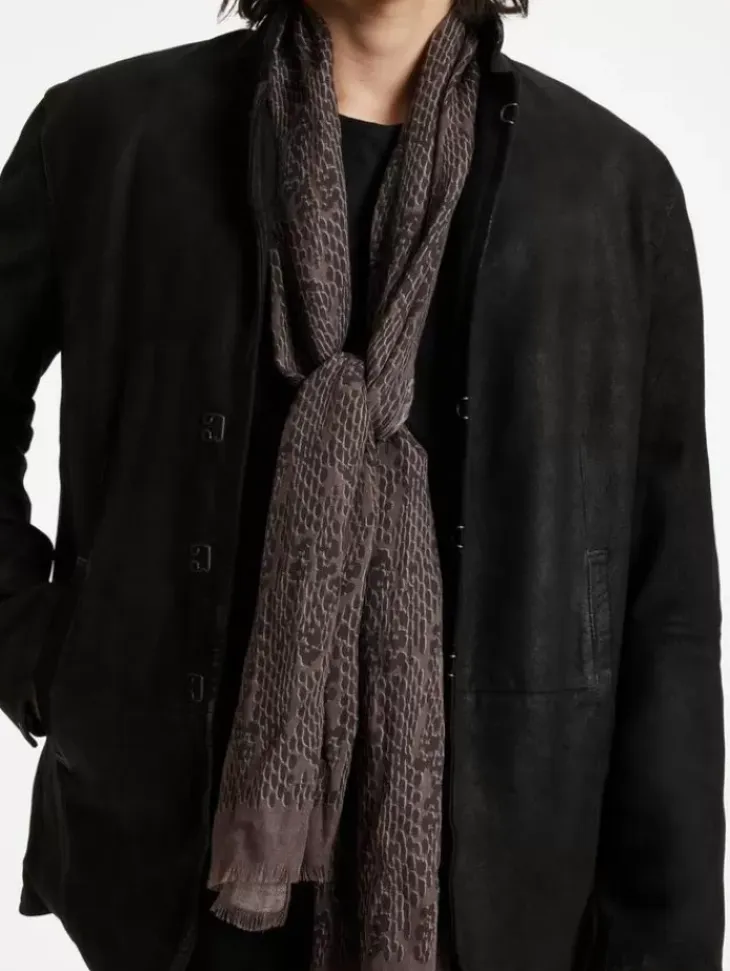 Shoes & Accessories>John Varvatos GIROD SCARF ESPRESSO