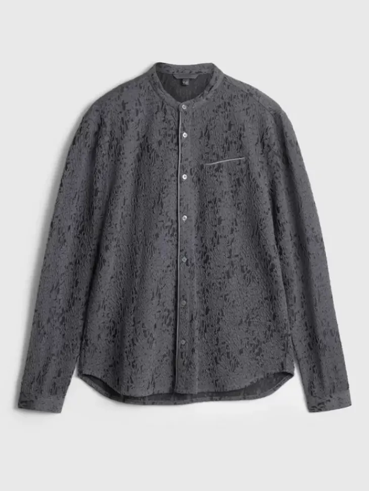 Tops>John Varvatos GLENN SHIRT GREYSTONE