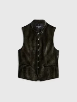 Suit Jackets>John Varvatos GLYNN VEST BLACK