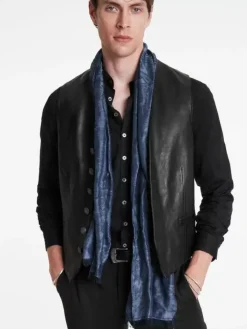 Scarves & Ties>John Varvatos GOWER SCARF COBALT