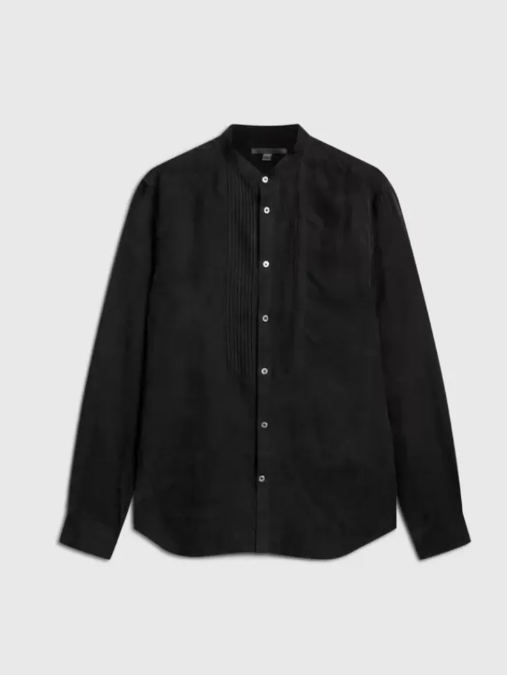 Shirts>John Varvatos HANOVER SHIRT BLACK
