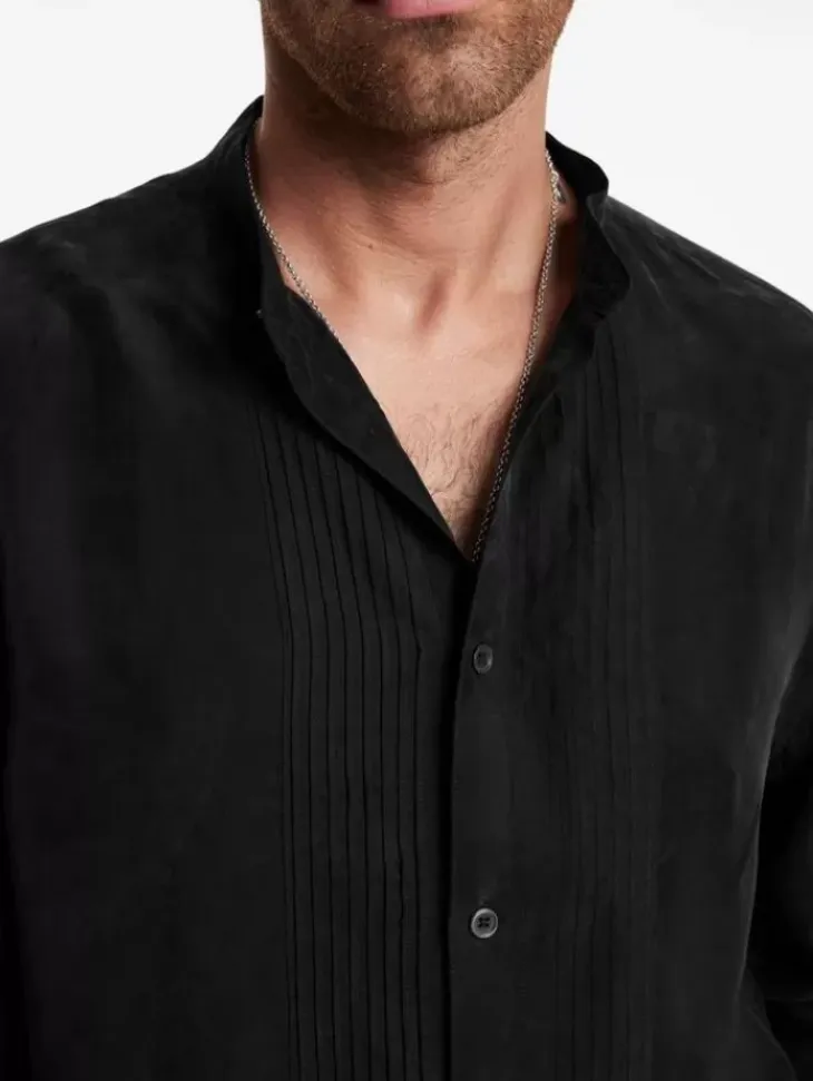 Shirts>John Varvatos HANOVER SHIRT BLACK