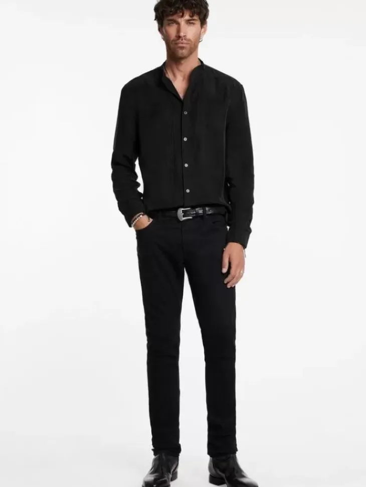 Shirts>John Varvatos HANOVER SHIRT BLACK