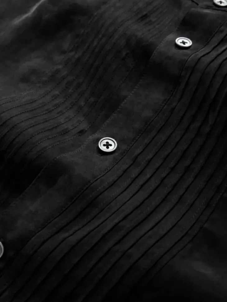 Shirts>John Varvatos HANOVER SHIRT BLACK