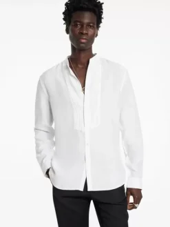 Shirts>John Varvatos HANOVER SHIRT WHITE