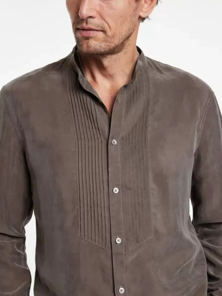 Shirts>John Varvatos HANOVER SHIRT OLDBARK