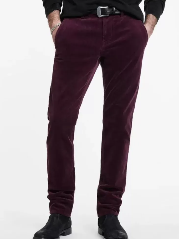 Pants|Jeans>John Varvatos HANS HYBRID JEAN PANT DARKPLUM