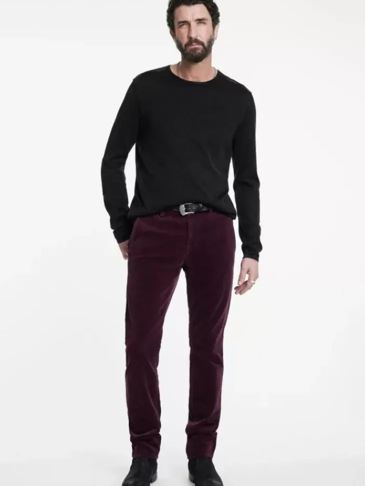 Pants|Jeans>John Varvatos HANS HYBRID JEAN PANT DARKPLUM
