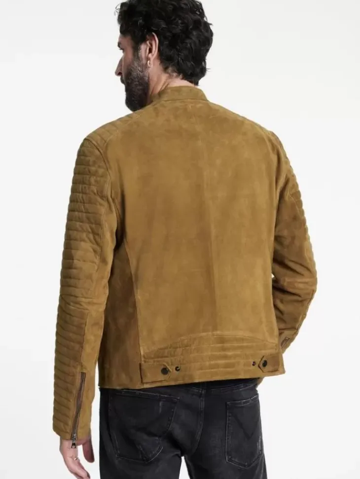 Coats And Jackets|Leather Jackets>John Varvatos HARRIS JACKET JUTE