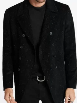 Tops>John Varvatos HART PEACOAT BLACK