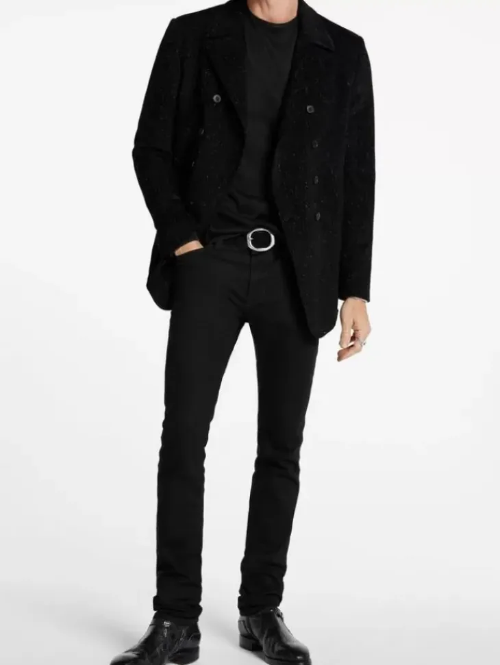 Tops>John Varvatos HART PEACOAT BLACK