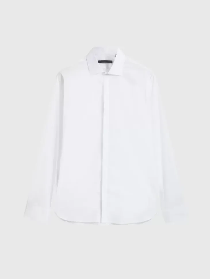 Shirts>John Varvatos HENDRIX DRESS SHIRT WHITE